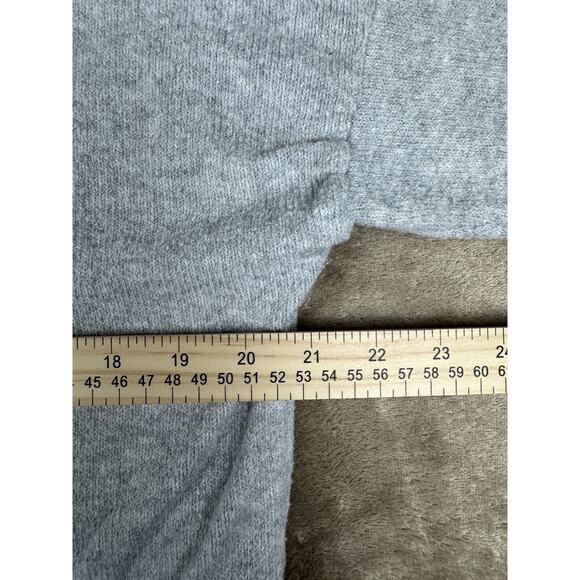 Sonoma Gray Crew Neck Sweater with Floral Design - Picture 8 of 9